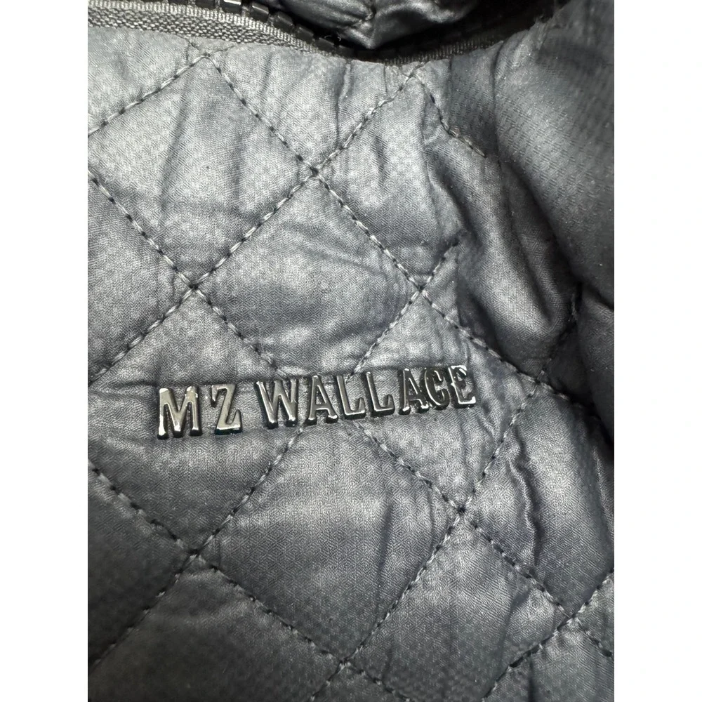 Mz Wallace New York Quilted Metro Laptop School Travel Backpack‎ Black Unisex